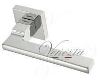 Дверная ручка Fratelli Cattini мод. SLIM 8-CR (полированный хром) квадратное основание