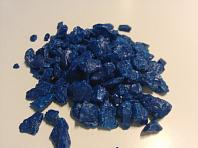 Крашенная мраморная крошка Синяя фр 5-10мм, мешок 20кг