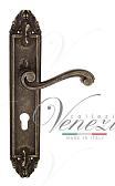 Дверная ручка Venezia на планке PL90 мод. Vivaldi (ант. бронза) под цилиндр