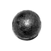 Ковка Арт. шар пустотелый д=50мм.1,5 размер д=50х2.5, 0.12кг