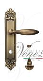 Дверная ручка Venezia на планке PL96 мод. Maggiore (мат. бронза) сантехническая, повор