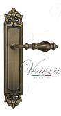 Дверная ручка Venezia на планке PL96 мод. Gifestion (мат. бронза) проходная